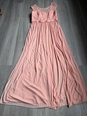 David's Bridal | Dresses | Blouson Cold Shoulder Chifon Bridesmaids Dress |  Poshmark